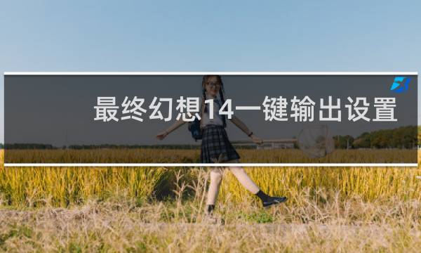 最终幻想14一键输出设置
