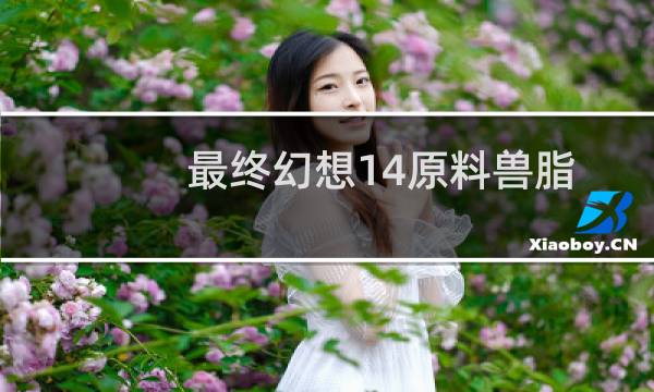 最终幻想14原料兽脂