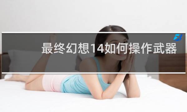 最终幻想14如何操作武器