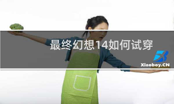 最终幻想14如何试穿
