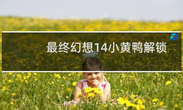 最终幻想14小黄鸭解锁