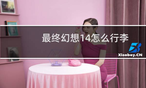 最终幻想14怎么行李