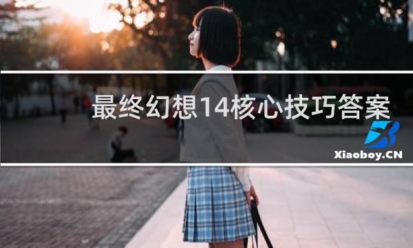 最终幻想14核心技巧答案