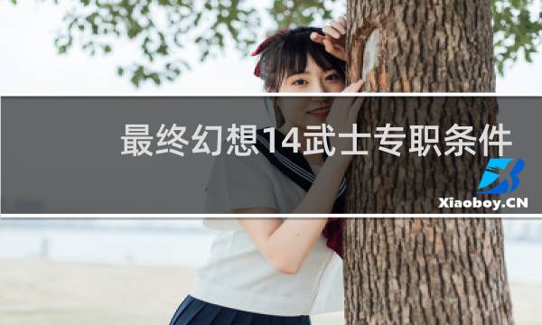 最终幻想14武士专职条件