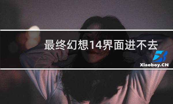 最终幻想14界面进不去