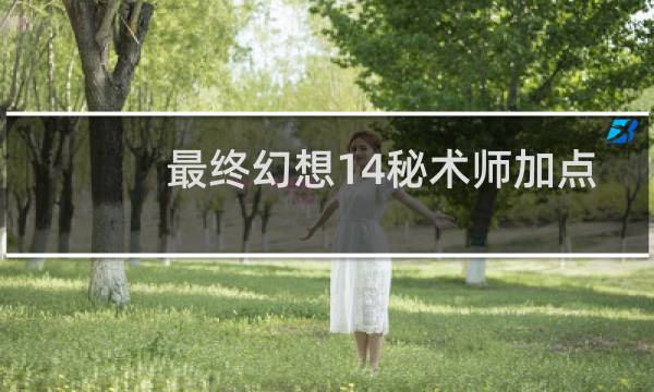 最终幻想14秘术师加点