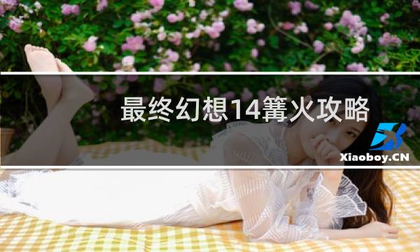 最终幻想14篝火攻略