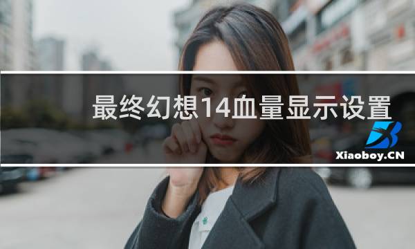 最终幻想14血量显示设置