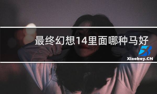 最终幻想14里面哪种马好