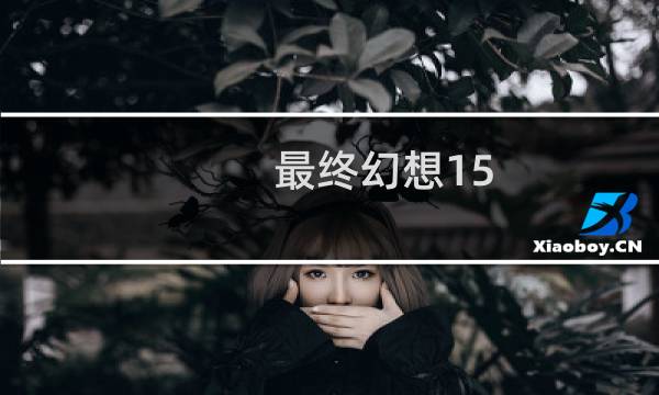 最终幻想15 黑框
