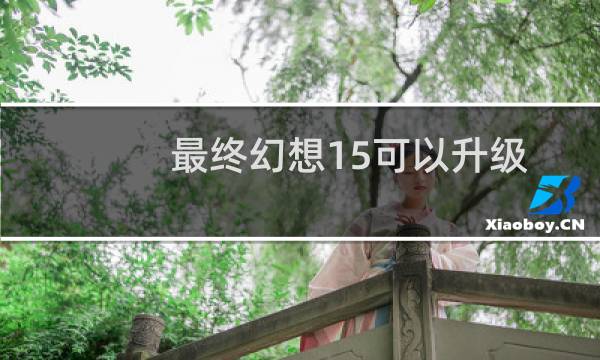 最终幻想15可以升级