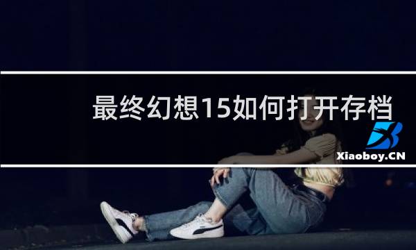 最终幻想15如何打开存档