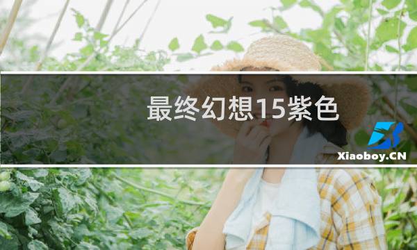 最终幻想15紫色
