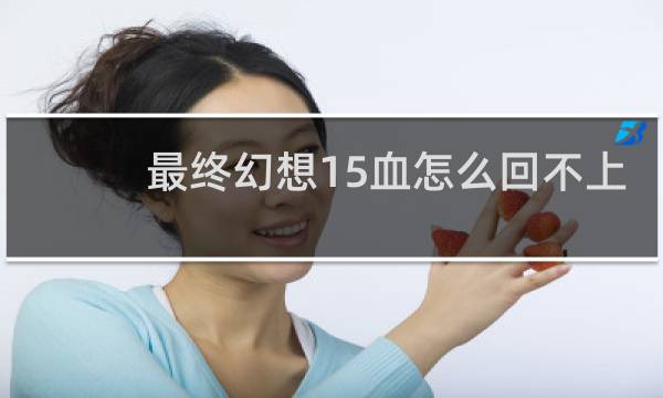 最终幻想15血怎么回不上