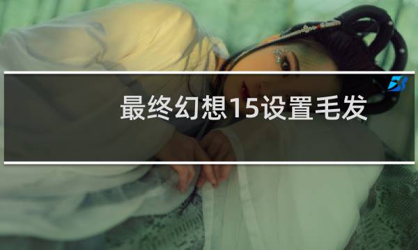 最终幻想15设置毛发