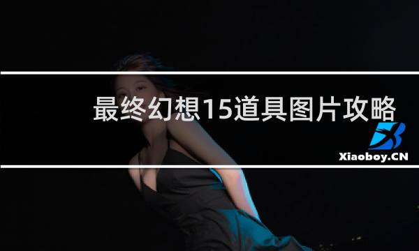 最终幻想15道具图片攻略