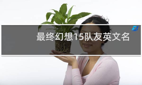 最终幻想15队友英文名