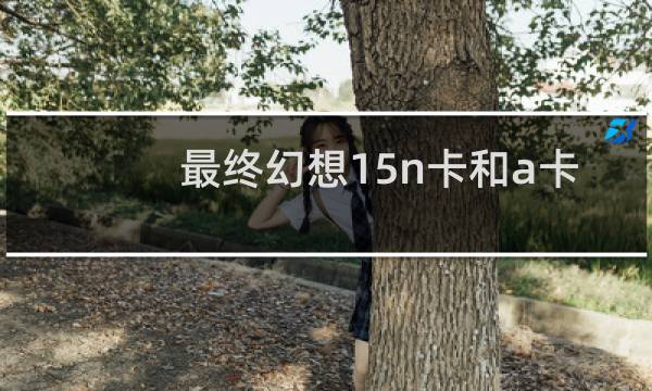 最终幻想15n卡和a卡
