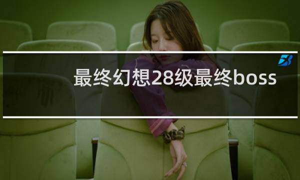 最终幻想28级最终boss