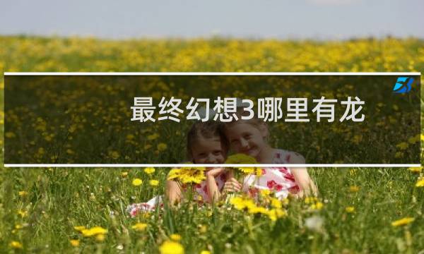 最终幻想3哪里有龙