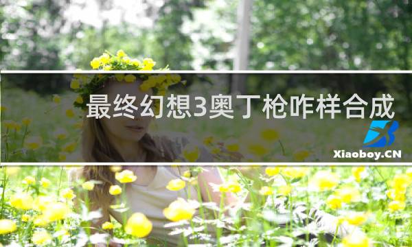 最终幻想3奥丁枪咋样合成