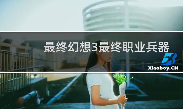 最终幻想3最终职业兵器