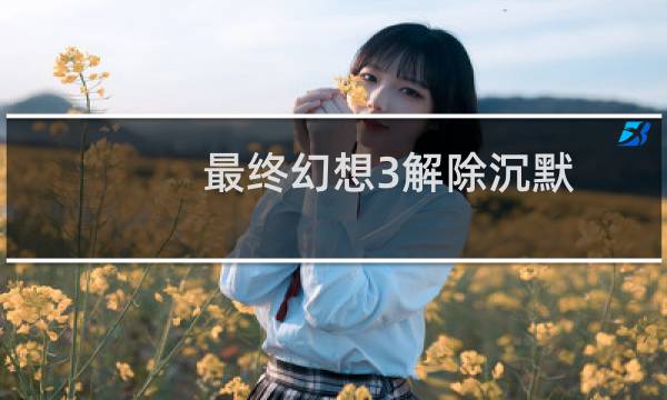 最终幻想3解除沉默