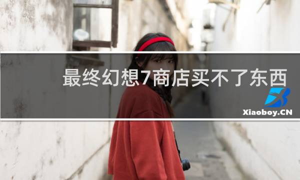 最终幻想7商店买不了东西