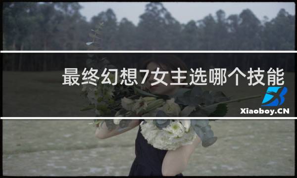 最终幻想7女主选哪个技能