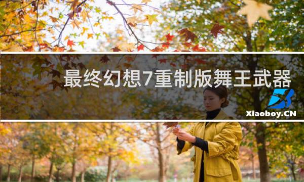 最终幻想7重制版舞王武器