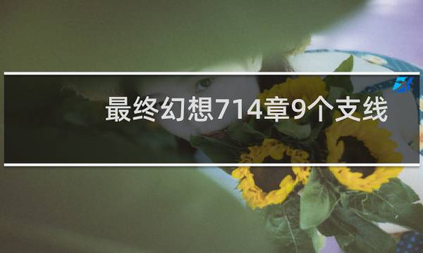最终幻想714章9个支线