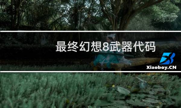 最终幻想8武器代码