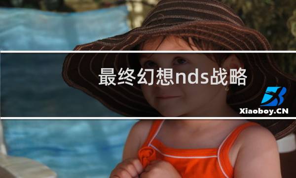 最终幻想nds战略