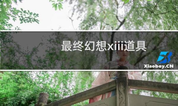 最终幻想xiii道具