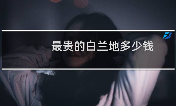 最贵的白兰地多少钱