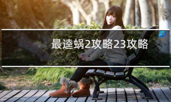 最逵蜗2攻略23攻略