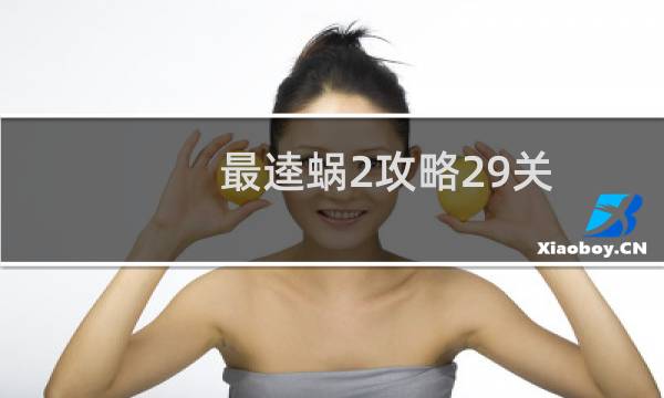 最逵蜗2攻略29关
