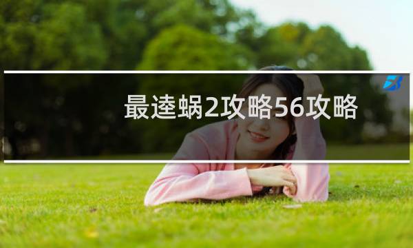 最逵蜗2攻略56攻略