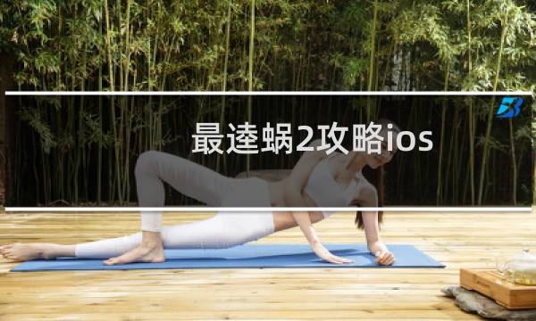最逵蜗2攻略ios