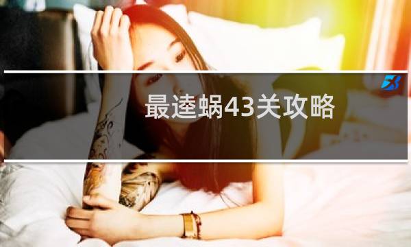 最逵蜗43关攻略