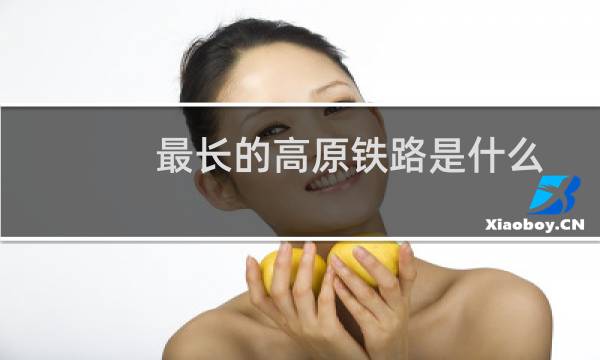 最长的高原铁路是什么