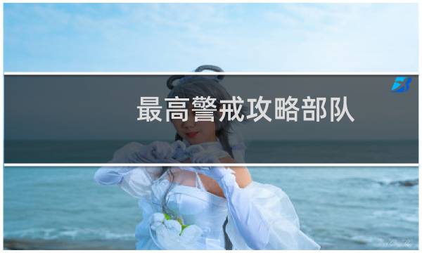 最高警戒攻略部队