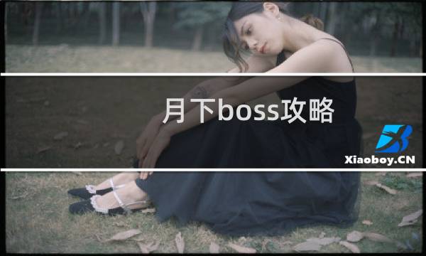 月下boss攻略