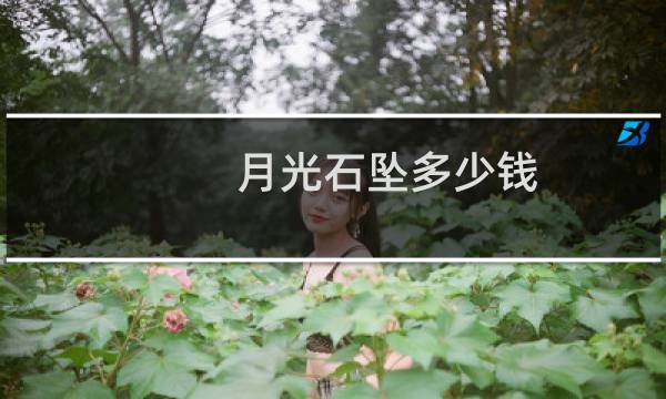 月光石坠多少钱