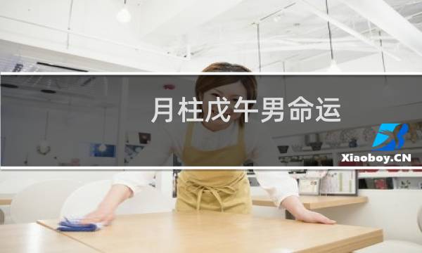 月柱戊午男命运