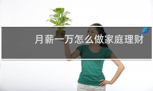 月薪一万怎么做家庭理财
