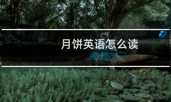 月饼英语怎么读