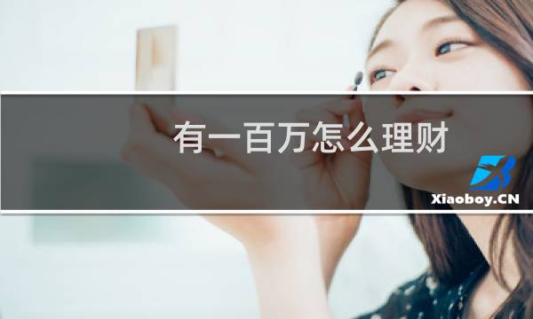 有一百万怎么理财