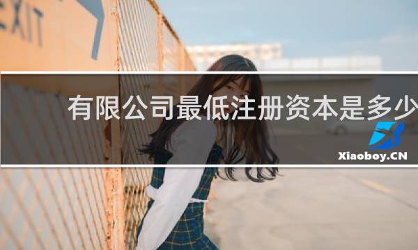 有限公司最低注册资本是多少