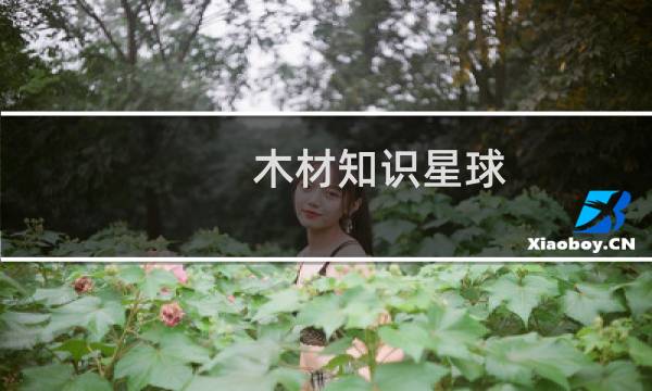 木材知识星球